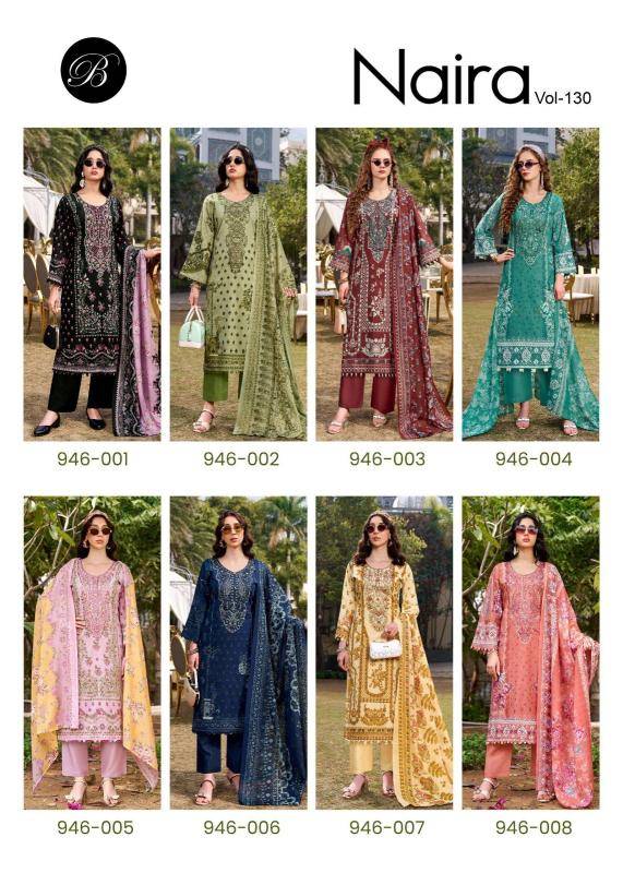 Belliza naira vol- 130 Dress material wholesale
